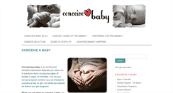 Desktop Screenshot of conceivebaby.net